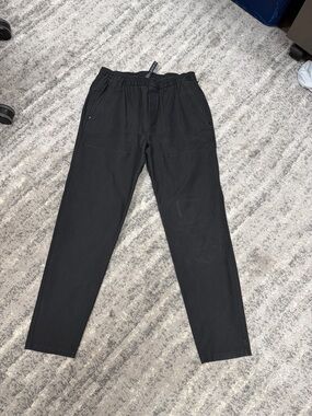 Men's Lululemon Black Elastic-Waist Casual Pants
